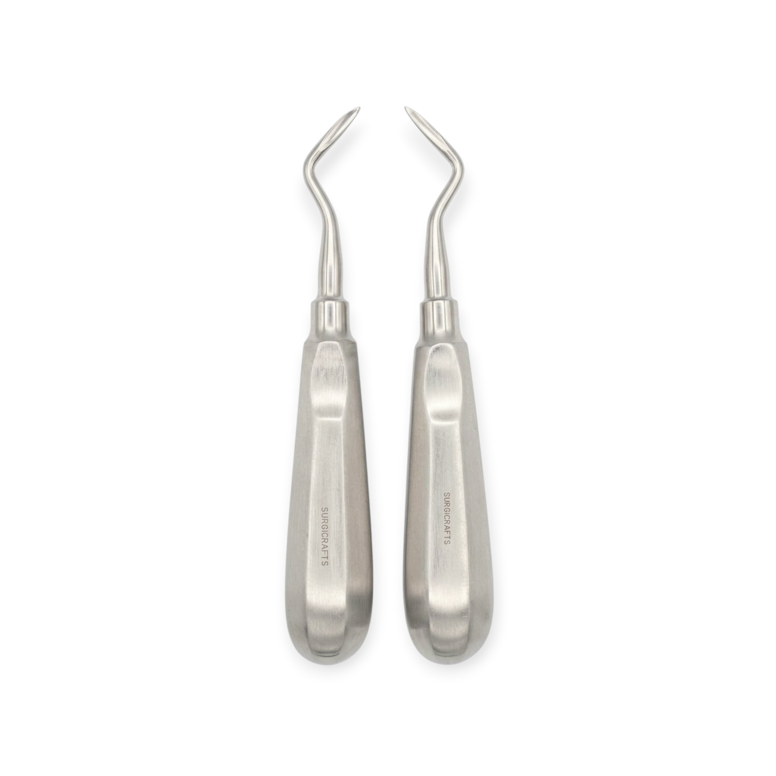 Curved apexo elevator for tooth extraction