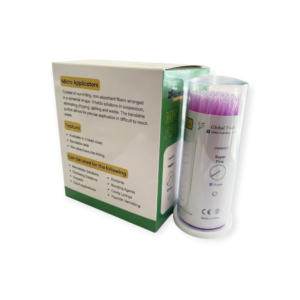 Violet dental bond brush