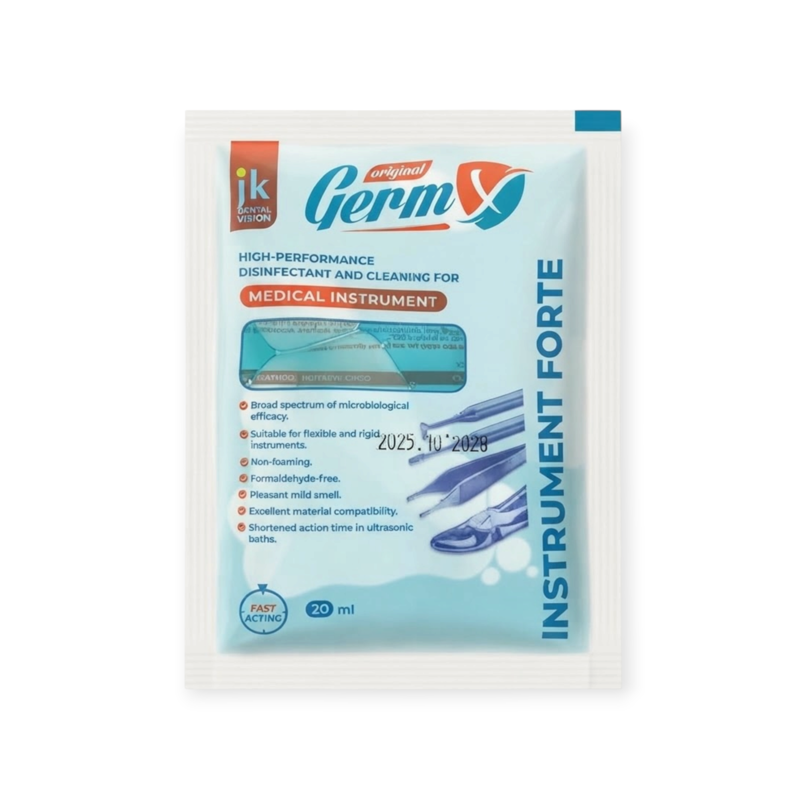Germ X solution packet