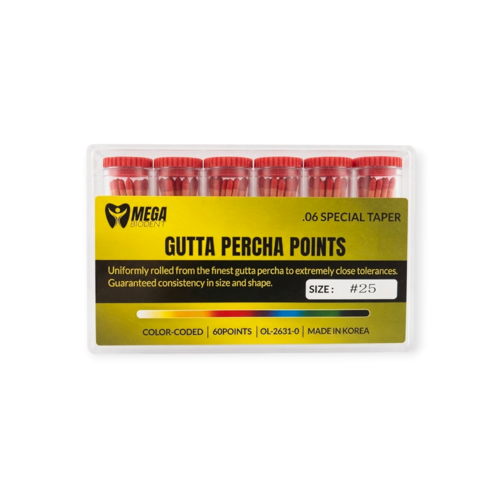 Mega guttapercha points 25:6
