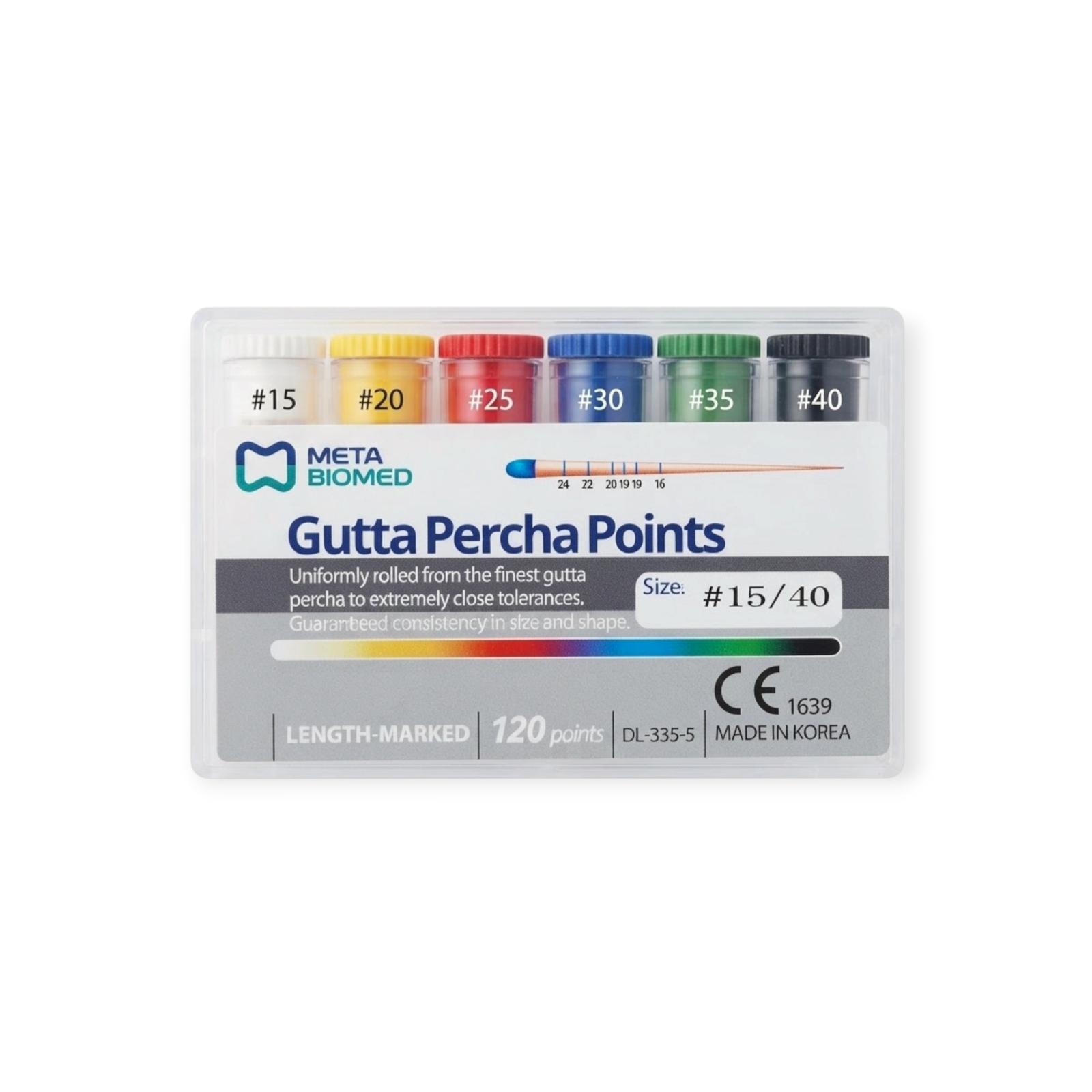 Meta guttapercha points 15-40