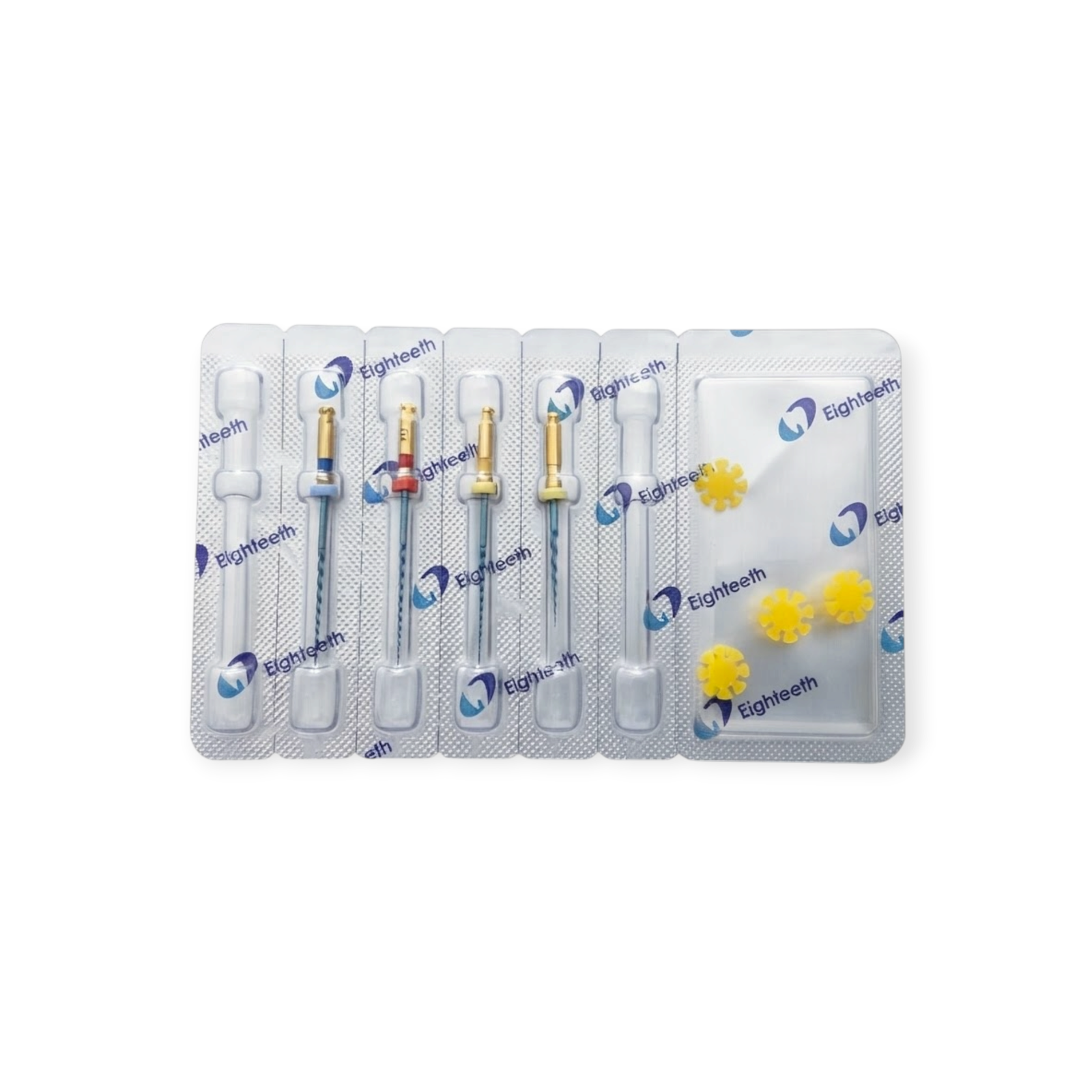 E-Flex Blue rotary files for root canal preparation