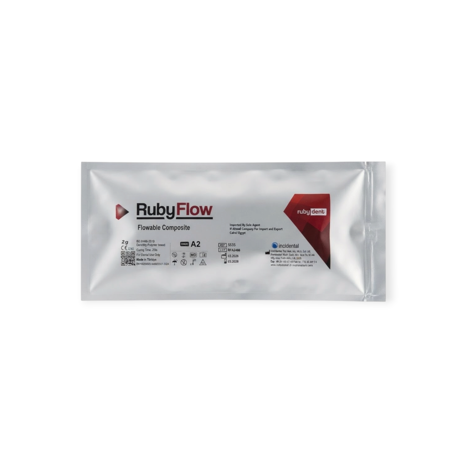 Ruby flowable composite