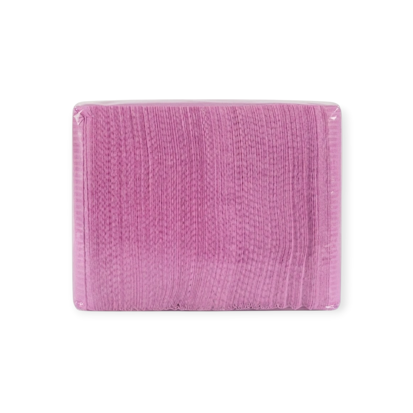 pink dental napkin